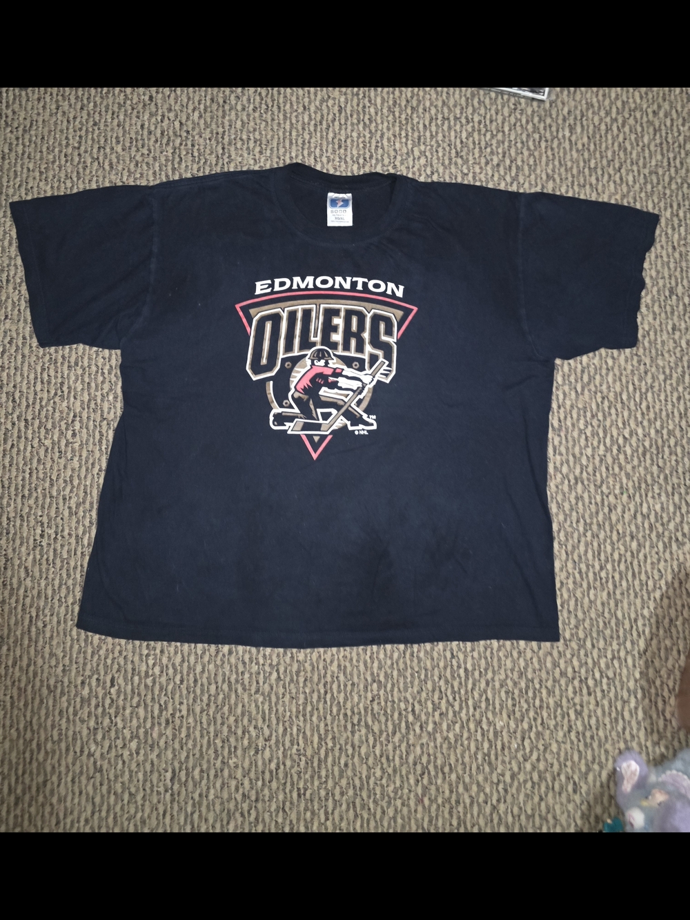 Edmonton Oilers Black Short Sleeve Graphic Tee